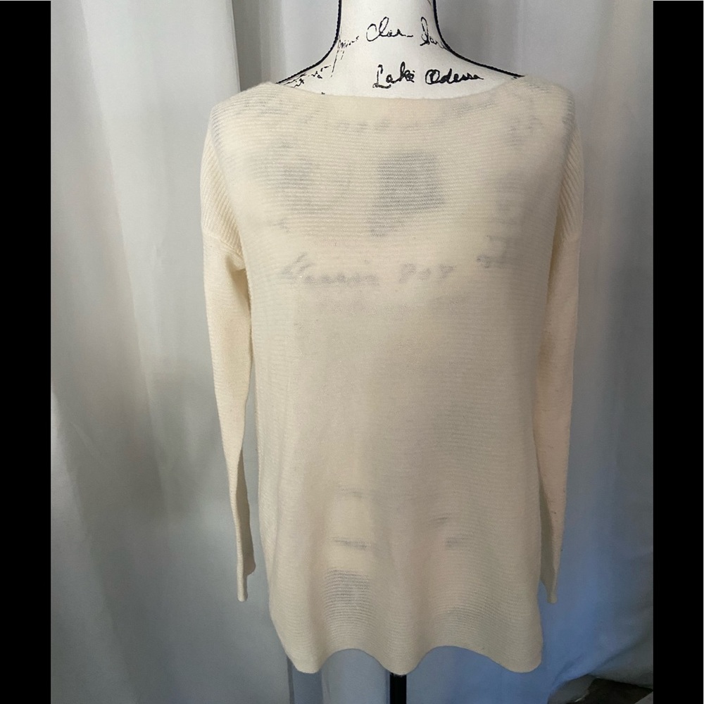 J. McLaughlin Long Off-White Sweater Size XS